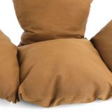 Kussen voor Hangstoelmand - Lichtbruin - 2-delige Set - Inclusief Rugdeel