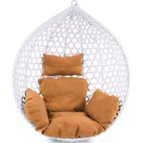 Kussen voor Hangstoelmand - Lichtbruin - 2-delige Set - Inclusief Rugdeel