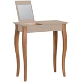 Lillo kaptafel | Beukenhouten poten | Bruin beige | 65x35x74cm