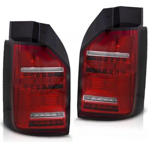 Achterlichten - VW T6.1 - LED - Rood Wit - Set met E-keurmerk