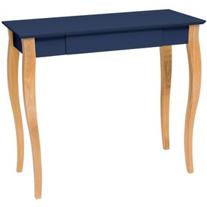 Lillo Schrijftafel marineblauw | 85cm breed | Beukenhouten poten | FSC-gecertificeerd