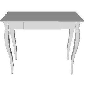 Lillo schrijftafel in S 4502-G donkergrijs, 85x40x74cm met FSC-certificaat & lade