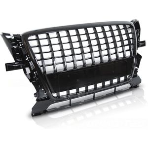 Grille voor AUDI Q5 2008-09/2012 - sport stijl - glanzend zwart