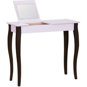 Lillo roze kaptafel - 85cm breedte, met zwarte poten