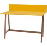 Bureau Luka | 110 cm breed | Eiken poten | Bezemer geel