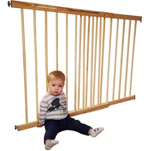 Traphekje - hout - van 102 tot 182 cm breed x 76 cm hoog