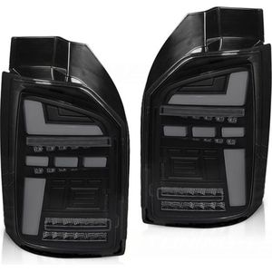 VW - T6.1 - Achterlichten - Zwart Smoke - LED - Set met E-keurmerk