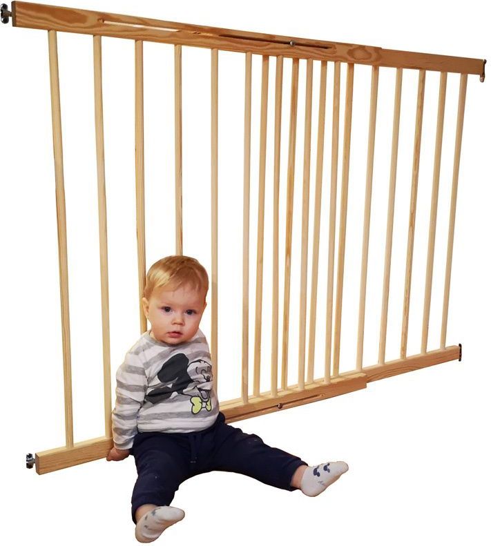 Traphekje - hout - van 72 tot 122 cm breed x 68 cm hoog