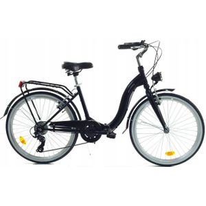 Vouwfiets Swan - 24 inch - 6 versnellingen - zwart