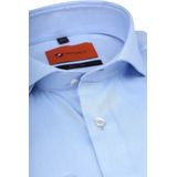 Suitable - Non Iron - Overhemd - Blauw - Strijkvrij Katoen - Slim-Fit