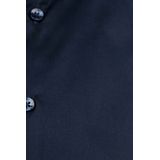 Suitable - Overhemd - Donkerblauw - Katoen - Skinny Fit