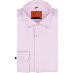 Suitable Overhemd Roze Skinny Fit - Maat 37 - Heren - Overhemden Formeel