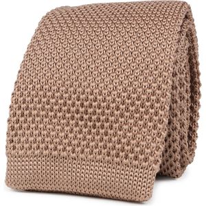 Suitable Knitted Stropdas Taupe TK-07 -