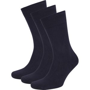 Suitable - Sokken 3-Pack - Donkerblauw - Halfhoge Sokken