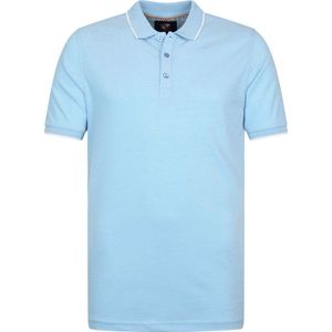 Suitable Oxford Polo Lichtblauw - Heren