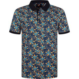 Suitable Polo Bloemen Groen - Heren