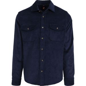 Suitable - Overshirt Corduroy Navy - Maat S - Regular-fit
