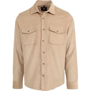Suitable - Overshirt - Kaki - Katoen - Regular-Fit