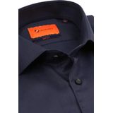 Suitable - Overhemd Twill Sleeve 7 - Lichtblauw - Modern-fit - Katoen