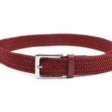 Suitable Geweven Riem Bordeaux