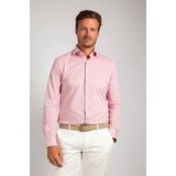 Suitable - Overhemd - Knitted Pique - Roze - Heren - Casual Shirt