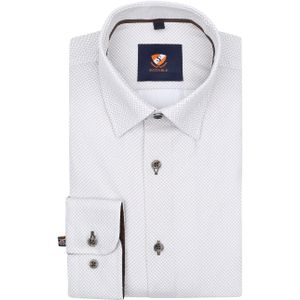 Suitable - 261-5 - Beige Print - Heren - Casual Shirt