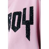 Colourful Rebel - Tomboy Rhinestones - Ronde Hals Sweater - Groen - 88% Organisch Katoen