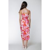 Colourful Rebel - Zeva Big Flower - Midi Dress - Bloemen dessin - 100% polyester