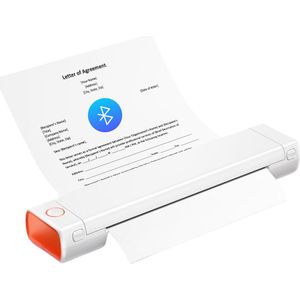 ONEIRO PRO O30F - Draagbare Bluetooth Printer - A4 - Wit