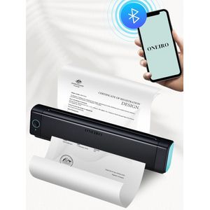 50 x Thermisch papier voor de ONEIRO PRO O30F Draagbare Bluetooth printer A4 - Thermal printer - all in one - draagbaar - compact - kantoor - school - printen - draadloos - bluetooth