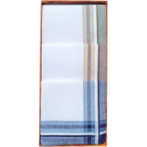 Soft King – Zakdoeken – Zakdoeken heren – 3 stuks – Zakdoeken katoen – Model A