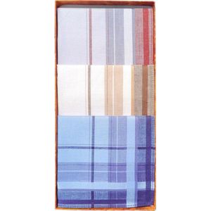 Soft King – Zakdoeken – Zakdoeken heren – 3 stuks – Zakdoeken katoen – Model D