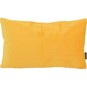 Velvet Donkergeel Long | 30 x 50 cm | Kussenhoes | Polyester