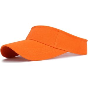 Zonneklep - Oranje | Katoen/Acryl | 56-58 cm | Fashion Favorite