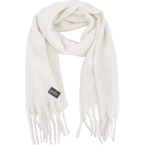 Winter Sjaal - Crème/Wit | Polyester | 190 x 45 cm | Fashion Favorite