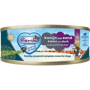 Renske Blik Vers Gestoomd Complete Menu Eend - Konijn Graanvrij 95 gr