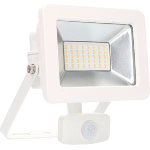 LED's Light Floodlight 3300 - Met licht- en bewegingssensor - Binnen & Buiten - 30W - Wit