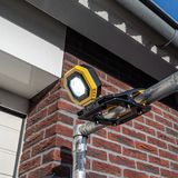 LED Bouwlamp - Draagbaar - Accu Oplaadbaar - Zwart - USB Oplaadbaar