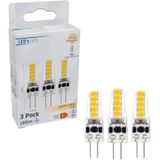 LED's Light G4 LED Lampen - 12V - 1.8W vervangt 20W - Warm wit licht - 3PACK