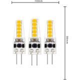 LED's Light G4 LED Lampen - 12V - 1.8W vervangt 20W - Warm wit licht - 3PACK