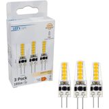 LED's Light G4 LED Lampen - 12V - 1.8W vervangt 20W - Warm wit licht - 3PACK
