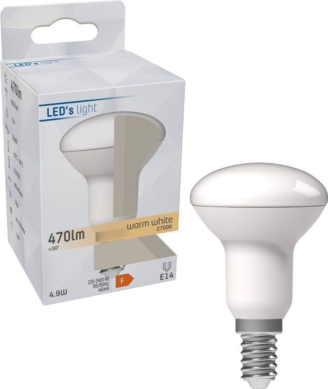 E14 - LED Lamp - R50 - Warm Wit Licht - 4W Vervangt 40W
