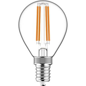 123led LED lamp E14 | Kogel P45 | Filament | Helder | 2700K | 4.5W (40W)