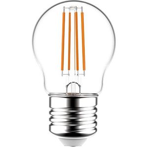 6x 123led LED lamp E27 | Kogel P45 | Filament | Helder | 2700K | 4.5W (40W)