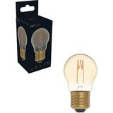 LED's Light LED Lamp goud E27 - Gloeilamp design - Dimbaar extra warm wit - 1800K