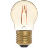 123led LED lamp E27 | Kogel G45 | Filament | Goud | 1800K | Dimbaar | 2.5W (15W)