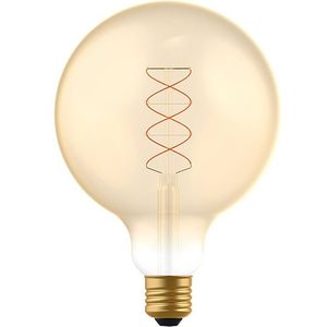 123led LED lamp E27 | Globe G125 | Spiraal filament | 1800K | Dimbaar | 4W (25W)