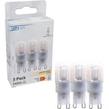 LED's Light G9 LED Lampen - 2W vervangt 24W - Warm wit licht - 3PACK