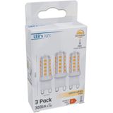 LED's Light G9 LED Lampen - Dimbaar warm wit licht - 3W vervangt 28W - 3PACK