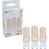 LED's Light G9 LED Lampen - Dimbaar warm wit licht - 3W vervangt 28W - 3PACK